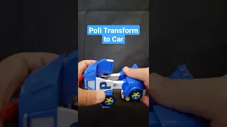 Poli Car Transform #toys #toysforkids #shorts #robocarpoli