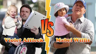 Violet Affleck VS Mabel Willis (Bruce Willis's Daughter) Transformation ★ From 00 To 2022