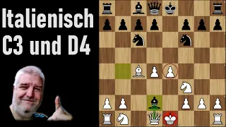 Schach Gambit Eröffnung || Italienisch für Weiß mit c3 und d4 wieder spielbar?!