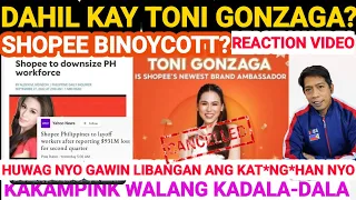 Dahil Kay Toni Gonzaga! SHOPEE Binoycott and Pinkylawan Walang Kadalala-Dala