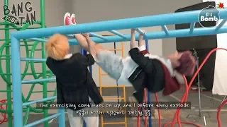 [ENG] 190406 [BANGTAN BOMB] Come again! JK & Jin's exercise time! - BTS (방탄소년단)