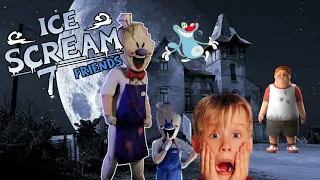 Ice Scream | ice scream 7 Game | ice Scream 7 Friends Lis | Shiva and Kanzo Gameplay | Ice cream 7