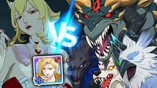 OVERPOWERED GELDA VS *ALL* DEMONIC BEAST BATTLES! | Seven Deadly Sins: Grand Cross