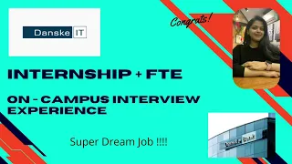 Danske IT Interview Experience | On-Campus | VIT | CSE | SuperDream Job | 2022 #placements