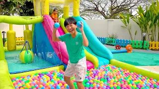 [1hour] Plays with Outdoor Games Adventures Water Park Playground for Kids