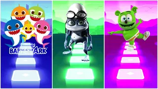 Baby Shark   🆚  Gummy Bear   🆚  Crazy Frog - Tiles Hop