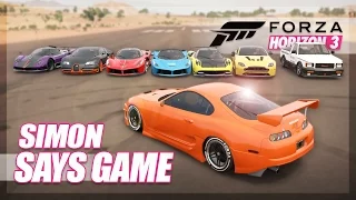 Forza Horizon 3 - Simon Says! (Mini Games & Random Fun)