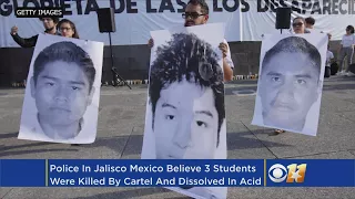 Three Students From Mexico Killed By Cartel And Dissolved In Acid Police Say