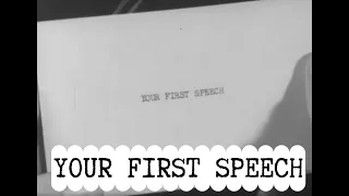 “ YOUR FIRST SPEECH ”  CAMPY 1950s HIGH SCHOOL EDUCATIONAL FILM  90794