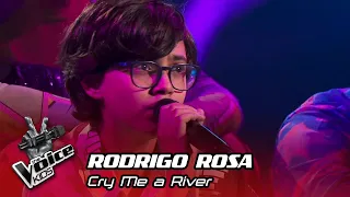 Rodrigo Rosa - "Cry Me a River" | 2.ª Gala | The Voice Kids Portugal