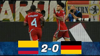 COLOMBIA Vs ALEMANIA (2 - 0) - GOLES y RESUMEN DEL PARTIDO - AMISTOSO