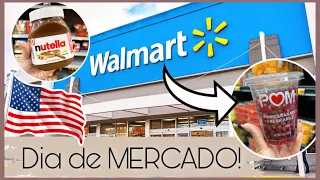 PICANHA MUITO BARATA!🥩😱 FAZENDO AS COMPRAS DA SEMANA NO WALMART DOS EUA - QUANTO GASTEI?