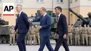 Polish PM welcomes Britain's Sunak and NATO's Stoltenberg to Warsaw