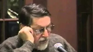 Robert Creeley reads "There" & "Thinking" in April 2000 at the Kelly Writers House