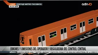 Error humano provocó accidente en el Metro: Fiscalía CDMX