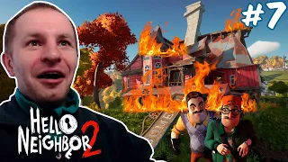 ПРИВЕТ СОСЕД 2 БЕТА, ПОДСТРОИЛ ПОЖАР | Hello Neighbor 2 beta #7