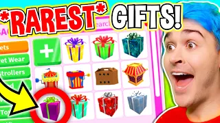 UNBOXING The 10 *RAREST* GIFTS In Adopt Me HISTORY!! Opening *EXPENSIVE* PRESENTS In Roblox Adopt Me