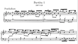 JS Bach: Partita No. 1 in B flat major BWV 825 - Ralph Kirkpatrick, 1958 - DG Archiv SAPM 198 003