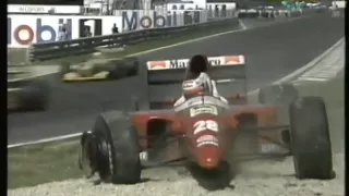 Huge Crash Gerhard Berger - Estoril 93 [HQ]