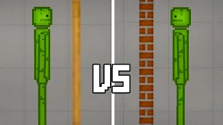 BRICK WALL vs WOODEN TEST. NEW BULLETS UPDATE | Melon Playground