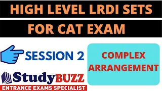 High level LRDI sets for CAT exam: Question on Complex Arrangement & Einstein's Puzzle | StudyBUZZ