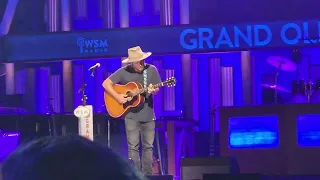 Lucus Nelson singing his Daddys song. Angel Flying to Close to the Ground. 10/29/22 Grand Ole Opry