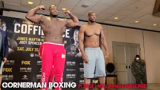 MICHAEL COFFIE VS JONATHAN RICE WEIGH IN AHEAD OF PBC ON FOX HEAVYWEIGHT MAIN EVENT ATTRACTION