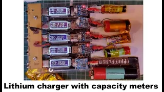 5 cell lithium charger with capacity meters.