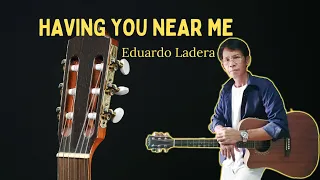 Having You Near Me - Air Supply (Eduardo Ladera Cover)