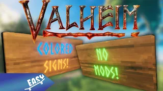 How To Sign - NO MODS - Valheim