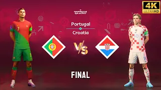 FIFA 23 - Portugal vs Croatia | Ronaldo vs Modric | FIFA World Cup Final Match [4K60]