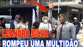 LEANDRO SILVA ROMPEU UMA MULTIDÃO NA PAULISTA!!🔥Veja o Que Aconteceu Quando Ele Cantou Hino Lindo