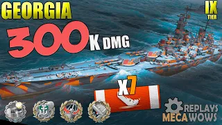 Georgia 7 Kills & 297k Damage | World of Warships Gameplay 4k