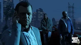 Grand Theft Auto V(5)- Michael, Franklin, & Trevor Kidnap Fredinand From The Agency(Three's Company)