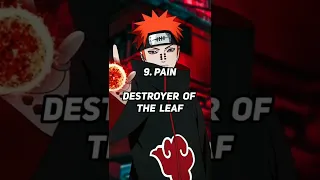 Top 10 Most Feared Characters In Naruto #anime #naruto #narutoshippuden #otaku #shorts #viral