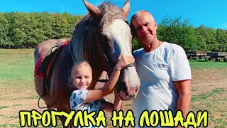 ВЛОГ ЕДЕМ В ГОРЫ кататься на лошадях ! Красивое место для отдыха на природе ! Батя Леша