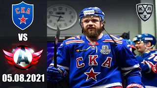 СКА - АВТОМОБИЛИСТ (05.08.2021)/ SOCHI HOCKEY OPEN 2021/ KHL В NHL 20 ОБЗОР МАТЧА