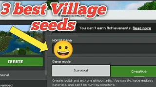 3 best Village seeds in Craftsman 5/Craftsman 4 || Rare Seeds || 😮#LS_52#minecraft #craftsman