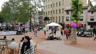 Лион, Франция (Lyon, France). Благотворительный концерт под открытым небом.