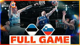 Estonia v Slovenia | Basketball Full Game - #FIBAWC 2023 Qualifiers