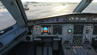 Airbus A320 (FlyByWire A32NX) - Birmingham (EGBB) to Cardiff (EGFF) - Flight Simulator 2020