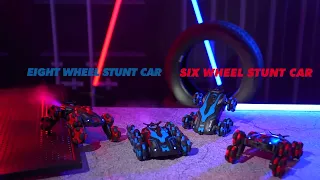 Max 8 Wheels Stunt Car Lateral Drift Somke Truck Remote Control