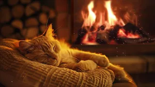 Peaceful Purring Therapy | Relaxing Snow & Tranquil Blizzard Sounds for Enhanced Focus