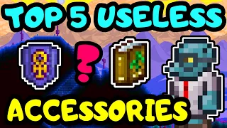 TOP 5 USELESS ACCESSORIES IN TERRARIA 1.4! Terraria 1.4 Journey's End Worst Accessory Ranking!