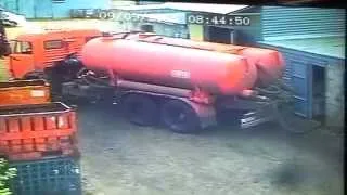 Камаз сплюшелло Septic Vacuum Tank Truck Implosion