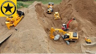 BRUDER TOYS TUNNEL Project PROGRESS in Jack's bworld CONSTRUCTION Cat-Excavator Loader Backhoe