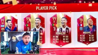 OMG I PACKED 99 RED RONALDO TWICE!! YOU WON’T BELIEVE THIS!! FIFA 19