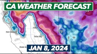 California Weather Forecast | Jan 8, 2024