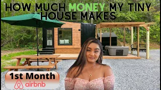 How Much Money My Tiny House Made The First Month: Airbnb Incomes and Expenses
