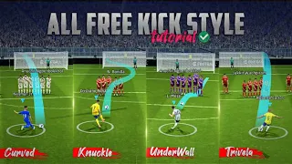 TUTORIAL LENGKAP SEMUA TEKNIK FREEKICK DI EFOOTBALL 2024 MOBILE [ Tutorial ]